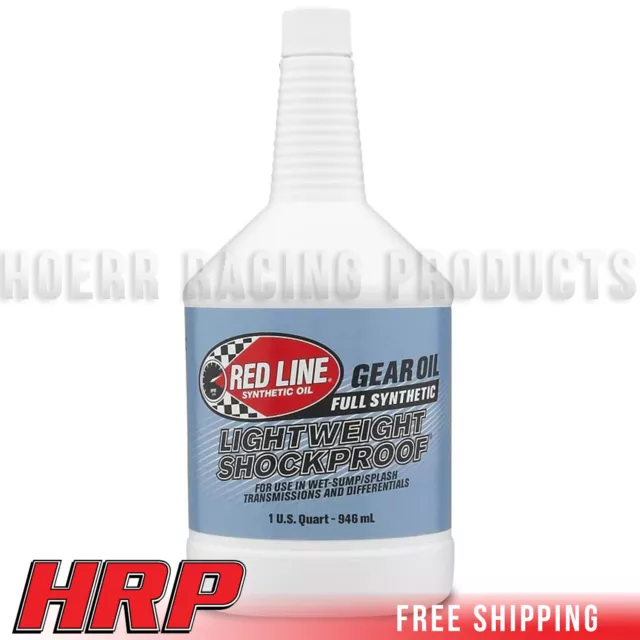 Red Line 58404 Lightweight Shock Proof Gear Oil, 1 Quart