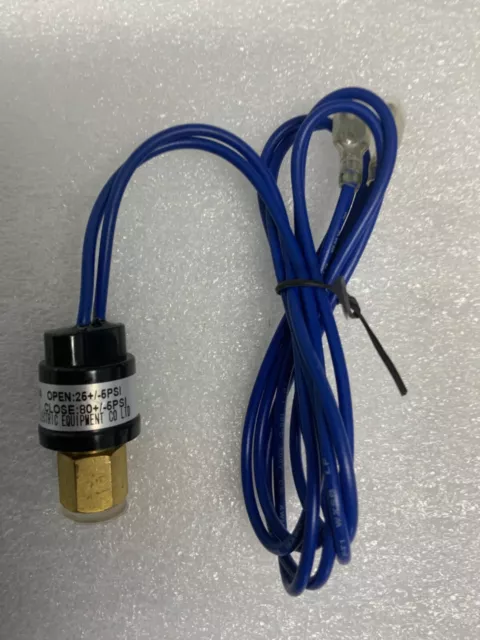 Refrigerant 410a or R22 Low Pressure Switch Open 25 Close 80