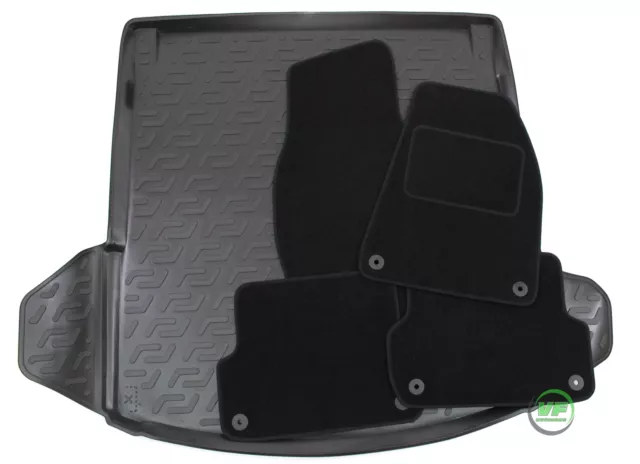 COMBO SET car mats + boot liner for AUDI A4 B6 / B7 SALOON 2000-08