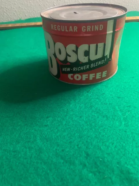 Unopened Vintage Boscul Coffee Tin 1950's?