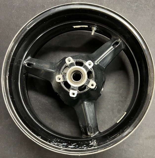 64111-40F01-019 Pre-Owned OEM REAR 03/04 Suzuki GSX-R1000 Rear Wheel Back Rim