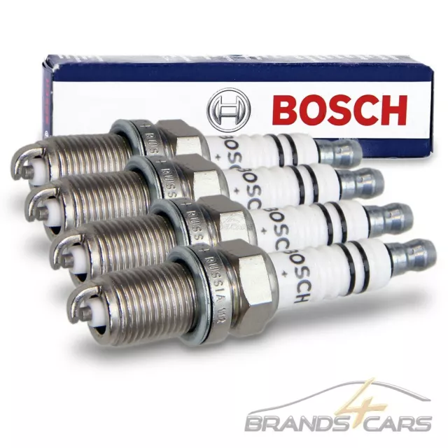 4x BOSCH ZÜNDKERZE ZÜNDKERZEN FÜR AUDI A2 1.4 A3 8L 1.6 1.8 8P 1.6 2.0 FSI