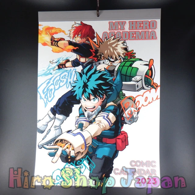 MY HERO ACADEMIA Official Comic Poster Calendar 20232024 premium price