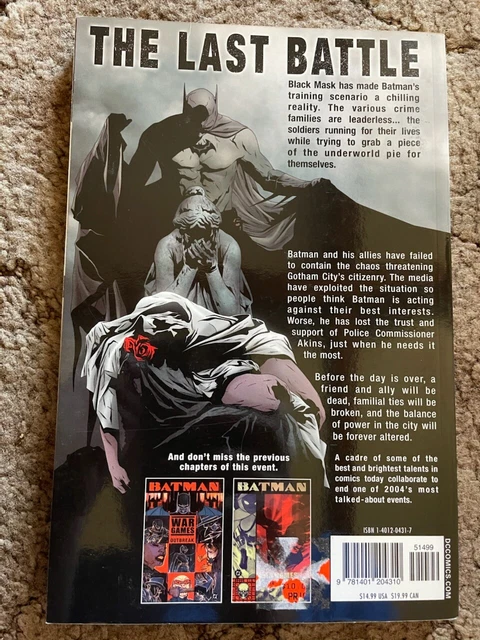 Batman: War Games vol 3 Endgame by Ed Brubaker, A. J. Leiberman, Bill Willingham 2