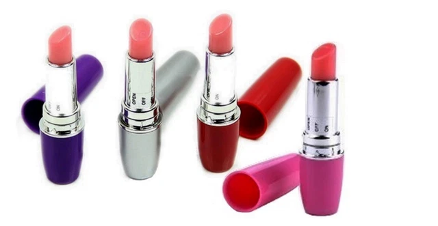 Vibromasseur Discret En Forme De Rouge à Lèvres Loovix - Rechargeable, Noir, Neuf