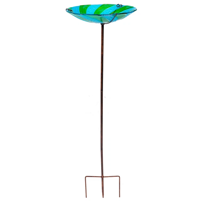 Dekorative Vogelbad Yard Garten Vogel Papageifutter Feeder Feeder Feeder