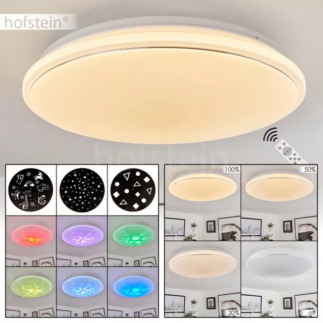 LED Flur Wohn Zimmer Leuchte dimmbar RGB Farbwechsler Decken Lampe Fernbedienung