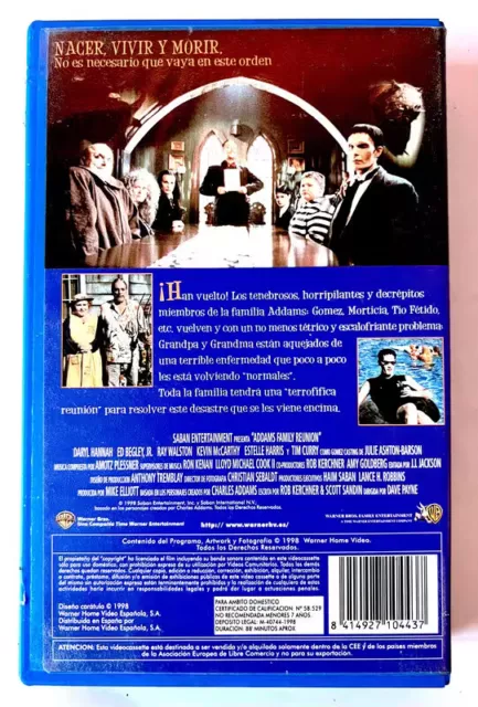 La Familia Addams La Reúnion Película Completa Perfecto Vhs 2