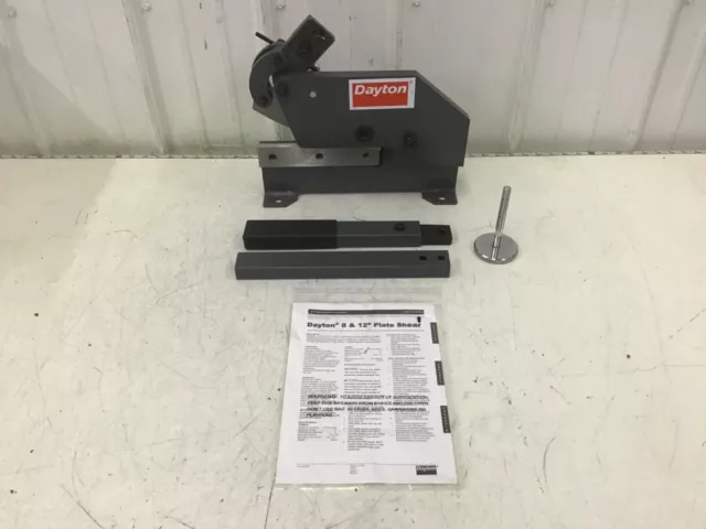 DAYTON - 13W879 Machining Shear 0.236" Cap. Mild Steel
