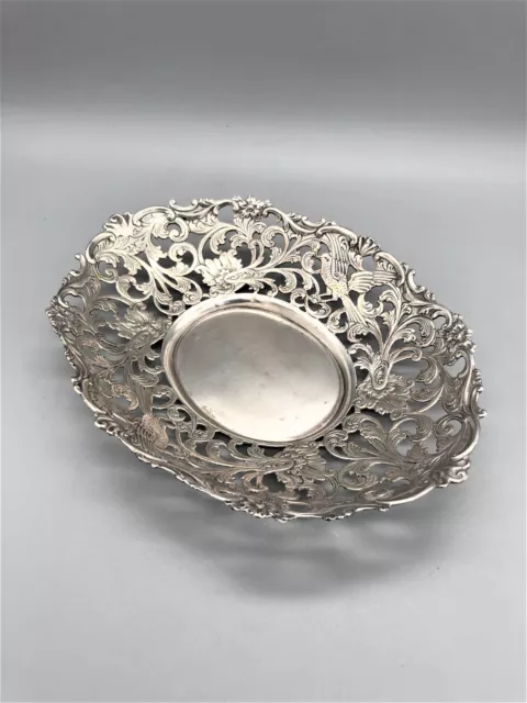 Ciotola Trafitta Argento 833 Argento Olandese Primi 2033, Zaanlandse Zilver, Amsterdam, 1939