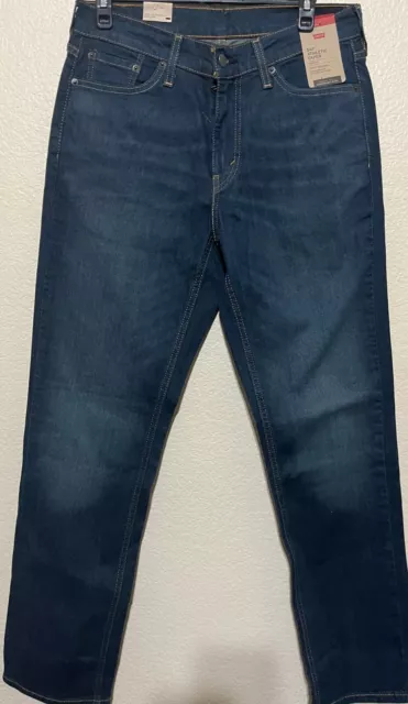 Nwt Men's Levi’s Flex 541 0017 Athletic Taper Stretch Blue Jeans Pant Denim 2