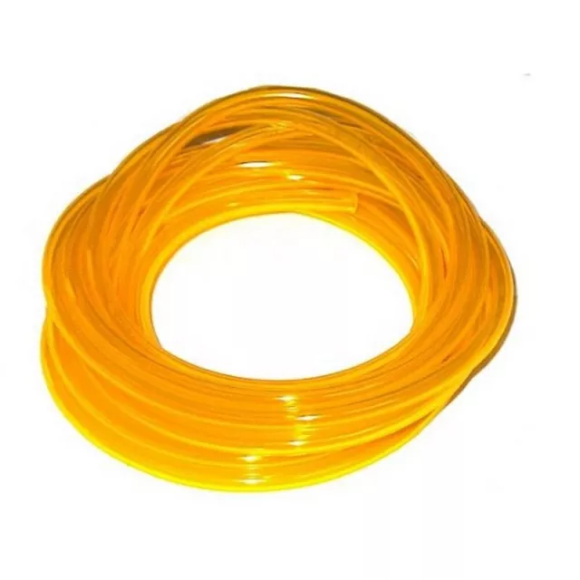 TUBO BENZINA TRASPARENTE arancio 5 metri MOTO SCOOTER high-torque pvc Ø3,2x6mm