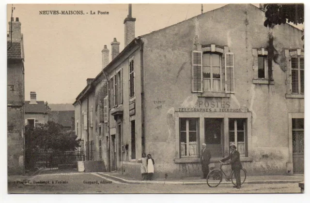 NEUVES MAISONS - Meurthe & Moselle - CPA 54 - la Poste - bureau de poste