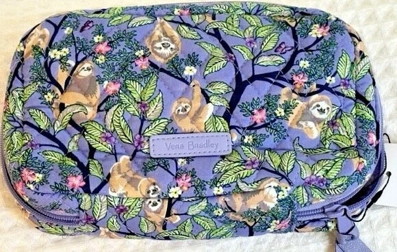 Vera Bradley Cord Organizer Tech Case in Hanging Around Purple *cute pattern