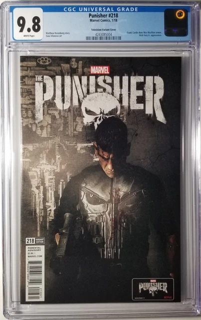 Punisher #218 Jon Bernthal Photo Variant CGC 9.8 NM/MT Marvel Comics