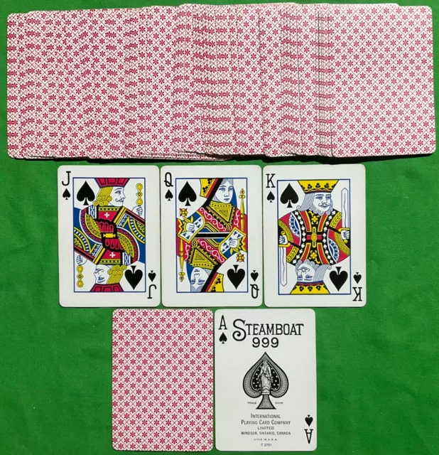 CANADIAN Old Vintage ** STEAMBOAT 999 ** Pack Wide Playing Cards POKER GAMBLING