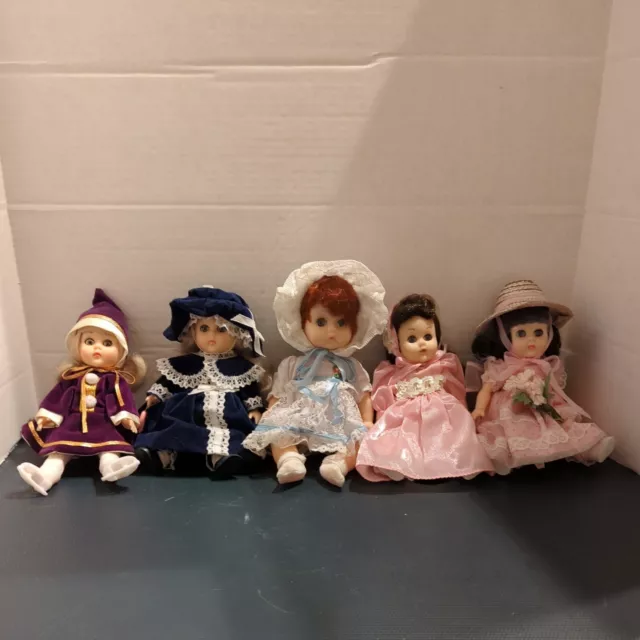 VTG Lot Of 4 Ginny & 1 Jill Ginny's Big Sister Doll