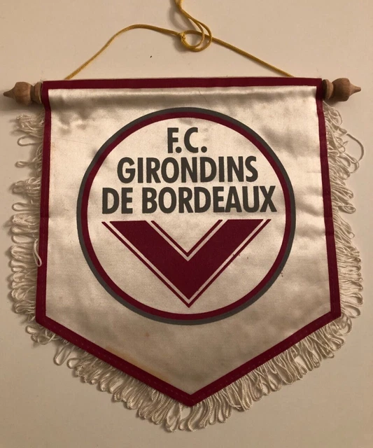 Fanion Vintage Girondins De Bordeaux - Ancien Pennant Football - Avant 2000