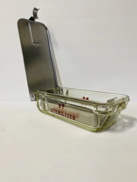 Vintage B-P Dental Autoclave/Sterilizer-Pyrex Glass