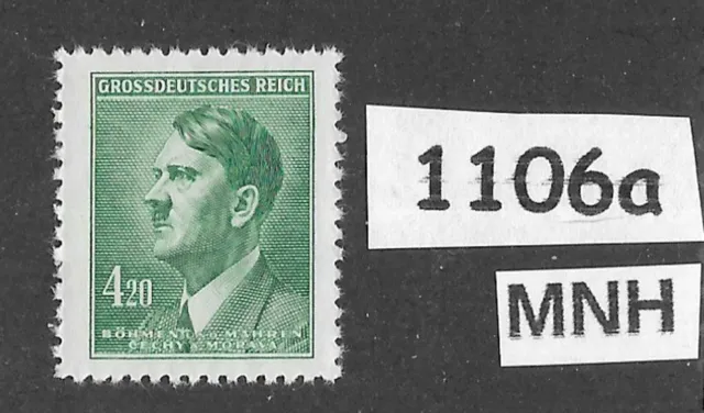 MNH stamp Sc #90 Hitler 1944  Bohemia & Moravia  German occupation WWII   #1106a