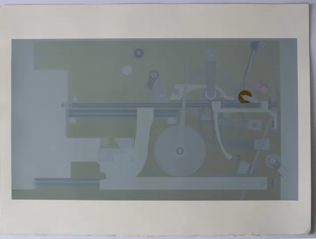 Large screen print Roger Nellens original  ltd edition signed machine 1 - 1972