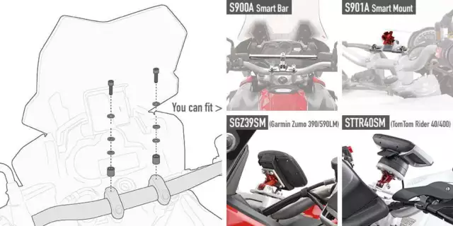 Givi Kit Viteria Specifico Per Montare Lo Smart Bar S900A 05Skit