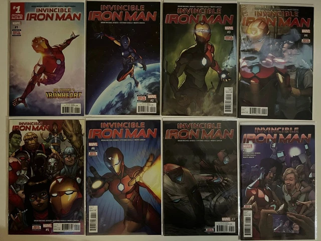 Invincible Iron Man 1-11 (of 11) 1st Riri Williams as Iron Heart/1st Cover App.