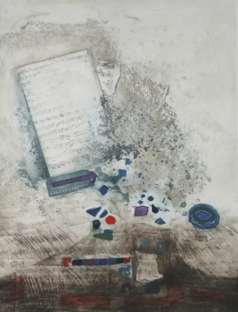 "Embolee" By Nissan Engel Signed Artist's Proof EA Etching & Aquatint w/ COA "Embolee" By Nissan Engel Signed Artist's Proof EA Etching & Aquatint w/ COA
