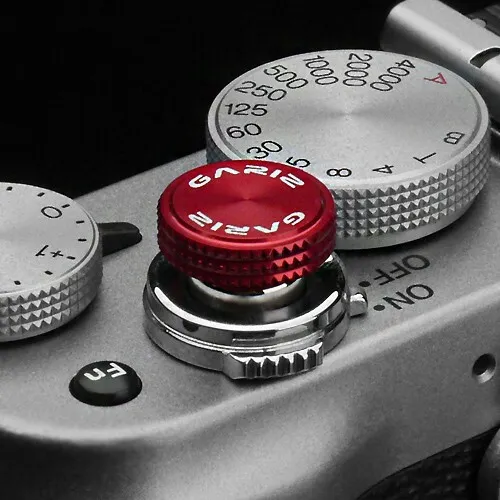 Gariz Soft Release Shutter Button Auslöser Auslöseknopf für Kamera | Rot
