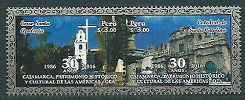Peru Post 2016 Yvert 2084/85 MNH Cajamarca
