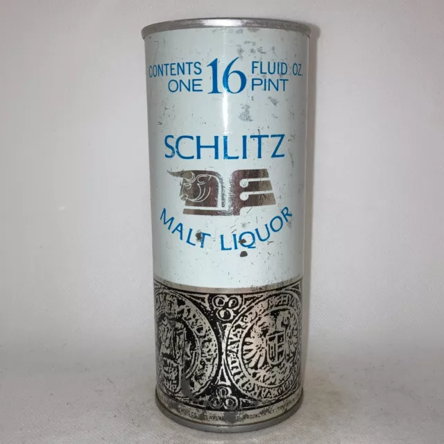 1970 16oz Schlitz Malt Liquor beer can