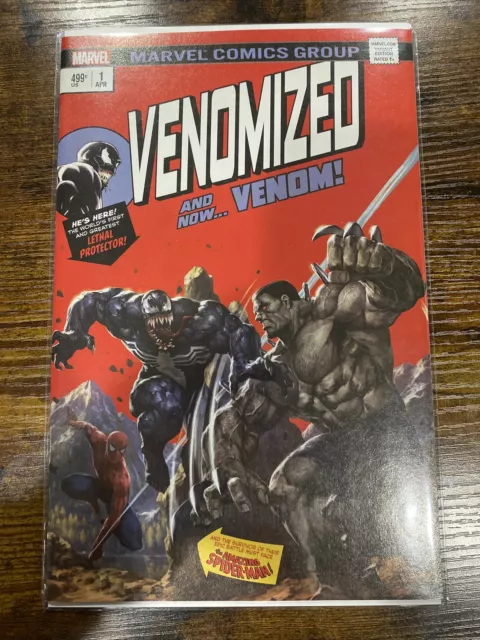 Venomized #1 * NM+ * SKAN Incredible Hulk 181 Homage Variant Wolverine Venom 🔥