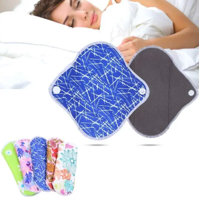 Kit de enfermería almohadillas menstruales reutilizables pantillas sanitarias reutilizables