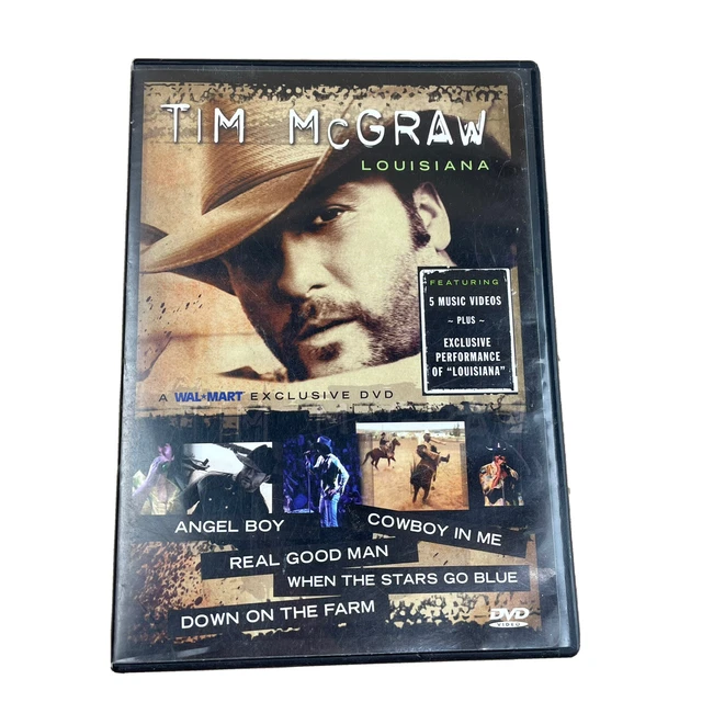 TIM MCGRAW LOUISIANA (CMT Pick) DVD By Tim McGraw VERY GOOD Country