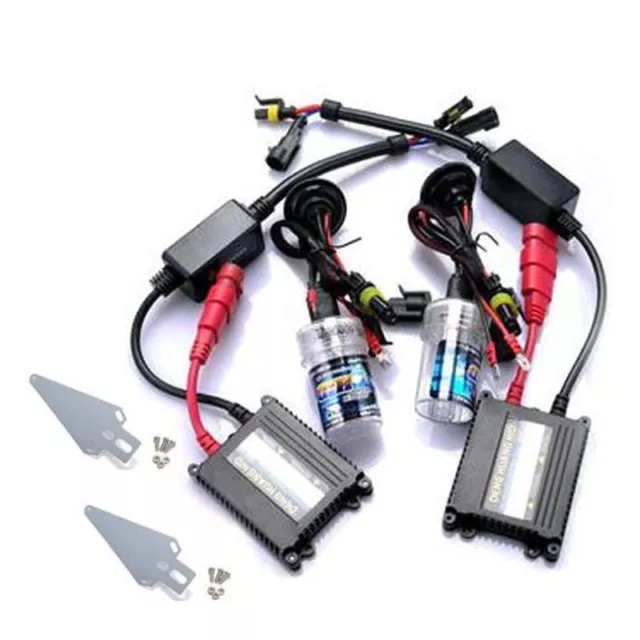 Kit Luci Lampadine Lampade Xeno Xenon Con Centraline Auto Moto HID H1 6000K hsb