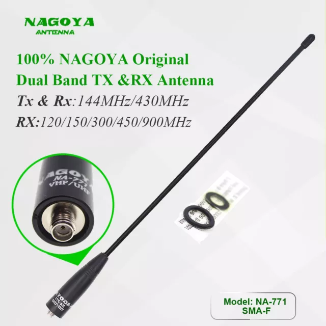 Original NAGOYA Dual Band Antenna NA-771 SMA-F fit for UV-5R UV-82 Walkie Talkie