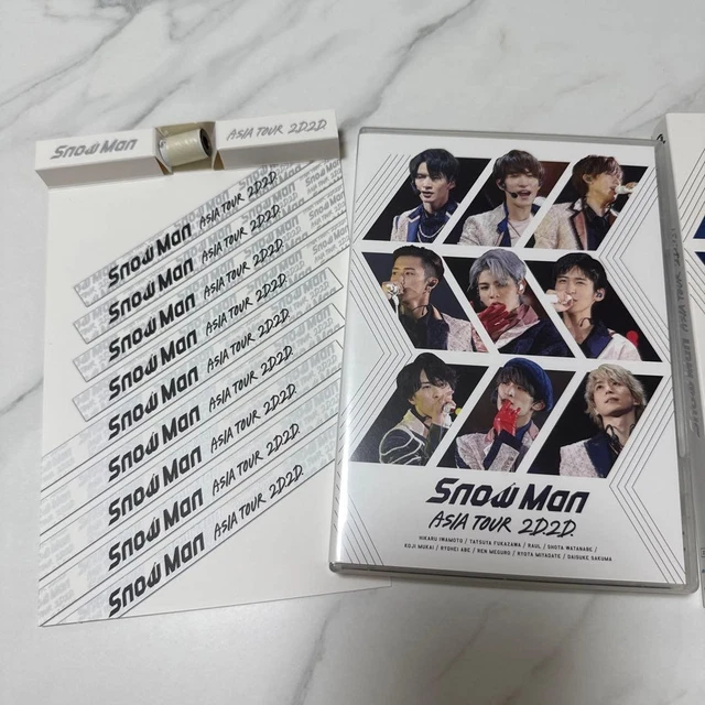 SNOWMAN ASIA TOUR 2D2D Mania Blu-ray Japan 2023, 7mm thick, used