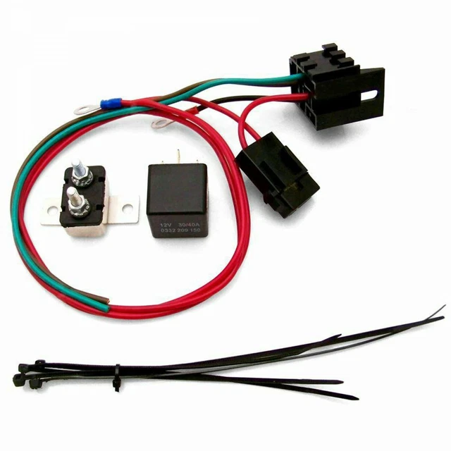 UNIVERSAL FUEL PUMP Relay Kit hot rods KICHARNFP street hot rod muscle