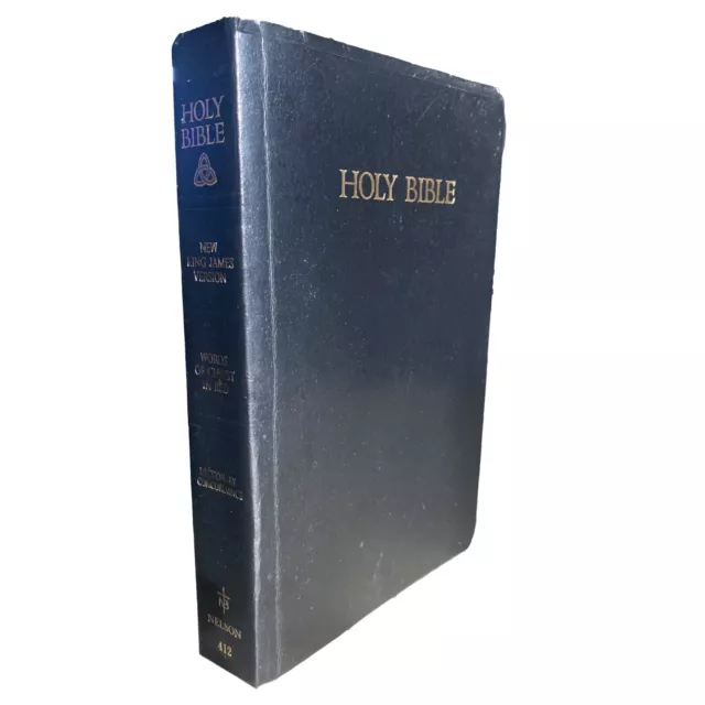 Holy Bible NKJV Nelson 412 Red Letter Ed. Nelson Pub. King James 1982