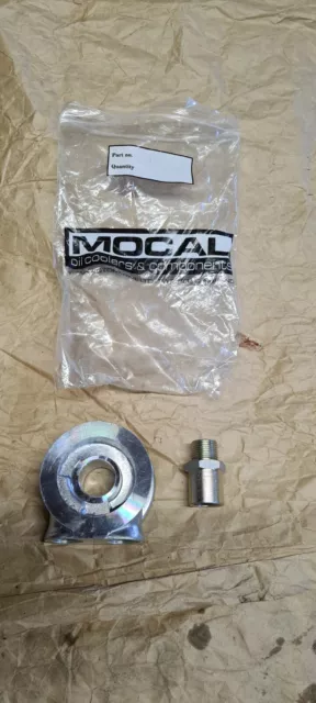 Mocal Sandwich Plate Without Thermostat 3/4 UNF Filter 1/2 BSP Port