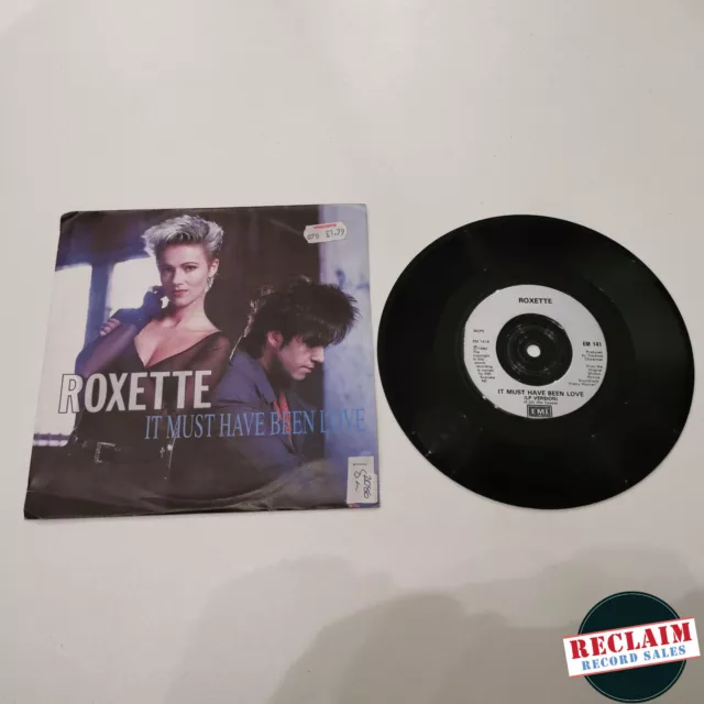 roxette it must have been love 7" vinyl record very good +