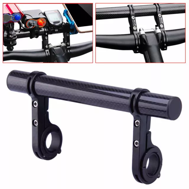 Mountain Bike Bicycle Phone Mount MTB Handlebar Extender Bracket Light Holder