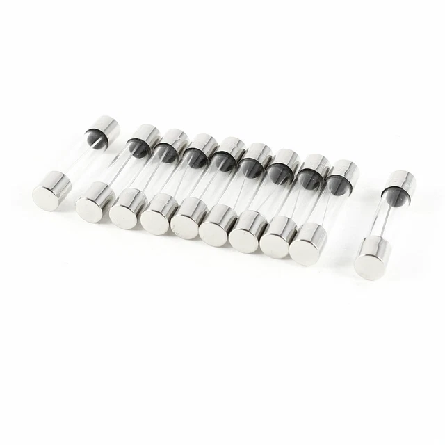 10pcs Coup Rapide Type Tube En Verre Fusibles 6x30mm 250V