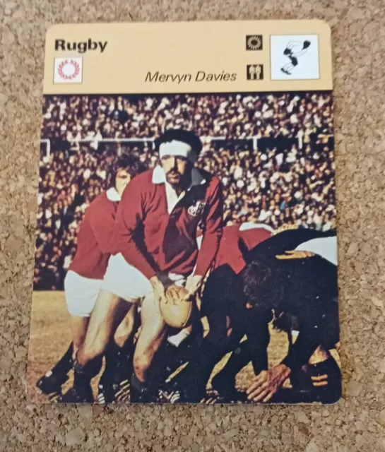 Mervyn Davies - Rugby - Editions Rencontre Sportscaster 1979 (UK)