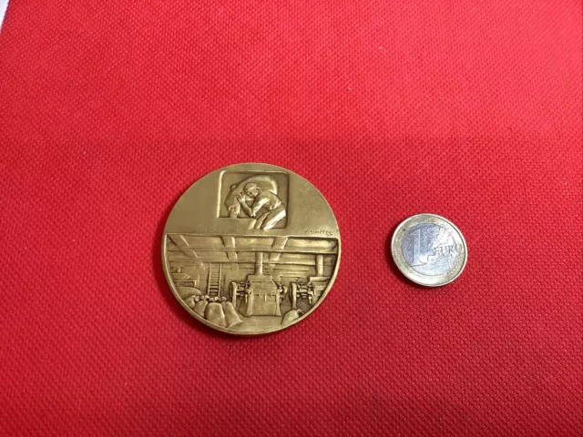 Médaille Bronze Dorée « Association Nationale De La Meunerie Française »