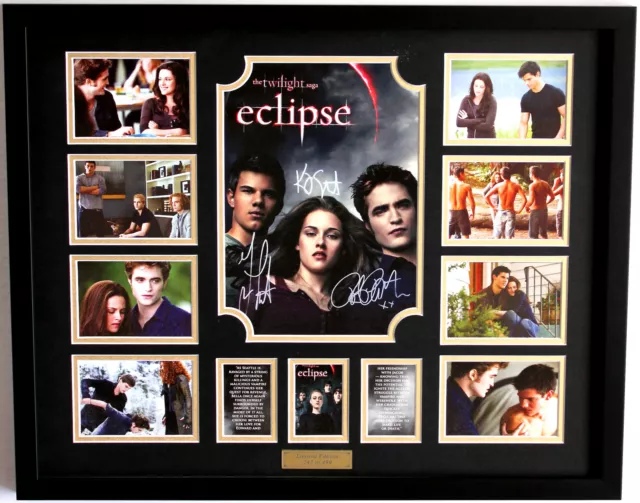 New Twilight Eclipse Signed Limited Edition Memorabilia Framed