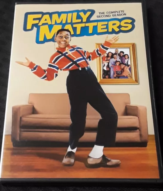 Family Matters DVD Season 2 Two Set Classic TV Comedy Drama Sitcom Steve Urkel