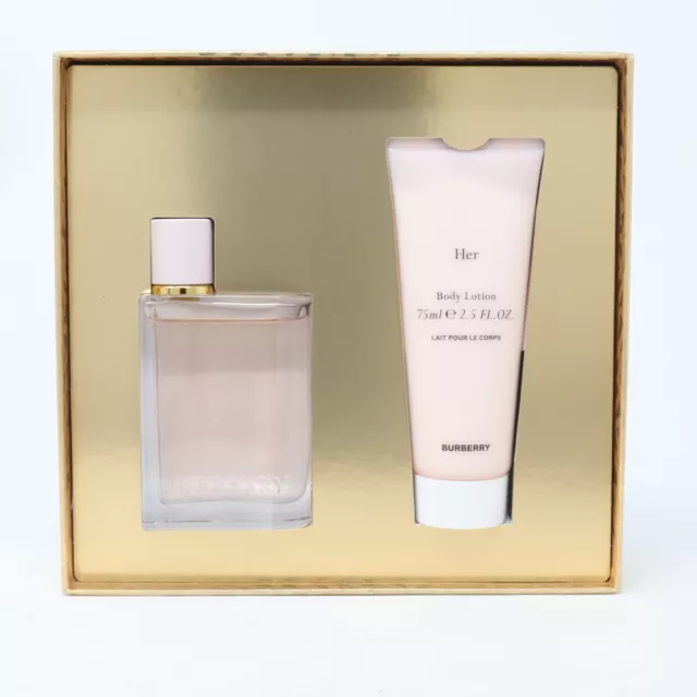Burberry Her Eau De Parfum 2-Pcs Set  / New With Box
