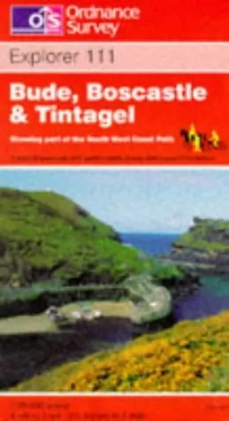 Bude, Boscastle and Tintagel (Explorer Maps)-Ordnance Survey-Map-0319217426-Good
