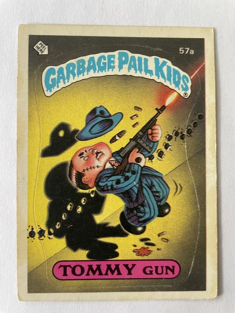 Carte Garbage Pail Kids TOPPS Les Crados GPK 1985 TOMMY GUN 57a